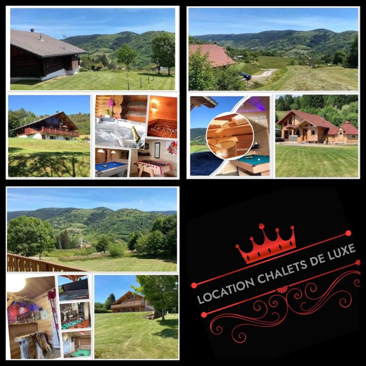 Chalet Spa Le Royal Nathalie Mn La Rouge La Bresse Eksteriør billede