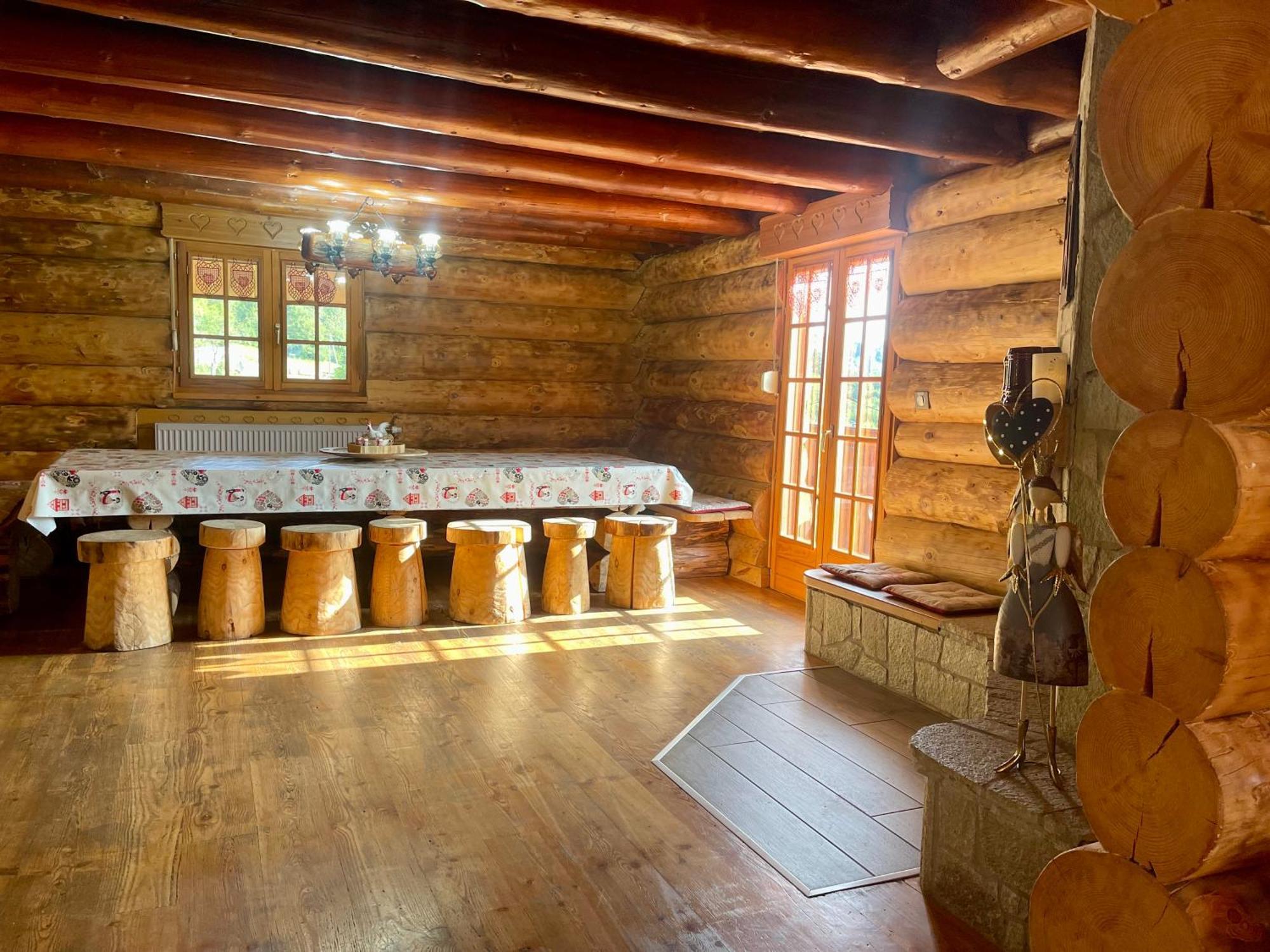 Chalet Spa Le Royal Nathalie Mn La Rouge La Bresse Eksteriør billede